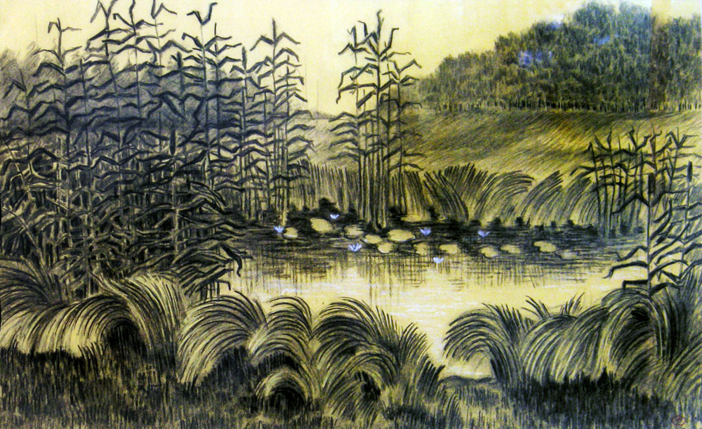 «Козакова яма». 1989. Папір, олівець